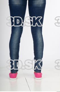 Calf reference of clothed Cecelia blue jeans pink shoes 0005